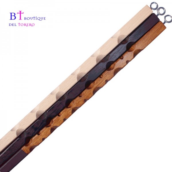 Estaquillador para muleta en madera de haya varios colores y 65 cm de largo de Boutique del Torero